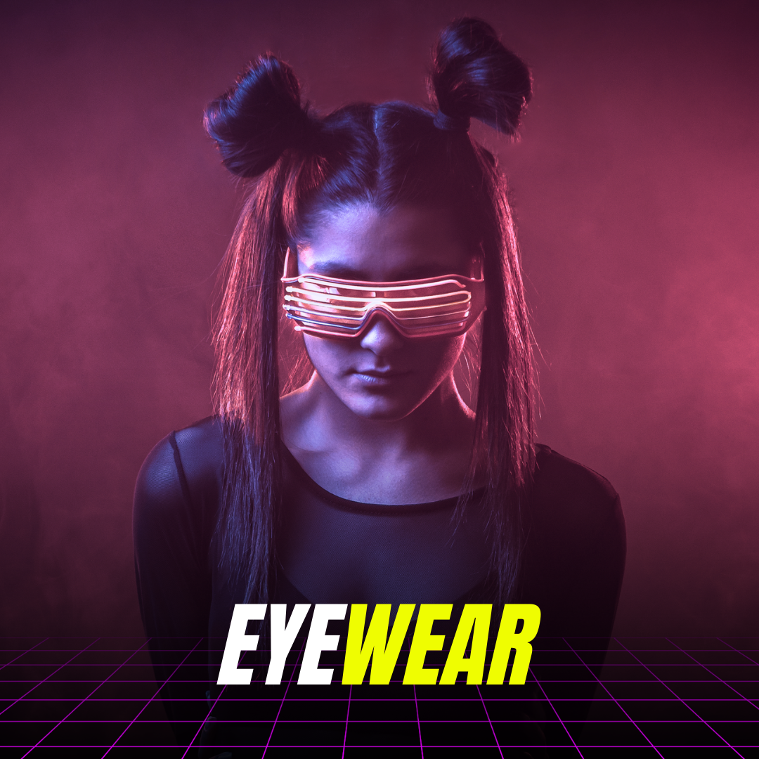 Eyewear - Electro Glow | South Africa's Best LED Festival Gear & Rave Clothes - festivals outfits, clothes festival, festival clothing south africa, festival ideas outfits, festival outfits rave, festival wear, steam punk goggle, rave glasses