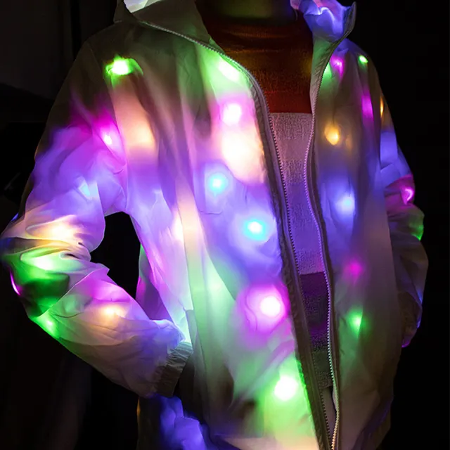 LED light up jacket 2 Electro Glow | South Africa's Best LED Festival Gear & Rave Clothes - festivals outfits, clothes festival, festival clothing south africa, festival ideas outfits, festival outfits rave, festival wear, steam punk goggle, rave glasses, outfit for a rave, kaleidoscope glasses, diffraction glasses, clothes for a rave, rave sunglasses, spectral glasses, rave goggles, clothes for a rave, rave clothing south africa, festival wear south africa, accessories festival, rave sunglasses