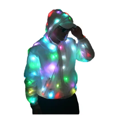 Light up hot sale rave hoodie