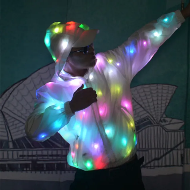 LED light up jacket 4 Electro Glow | South Africa's Best LED Festival Gear & Rave Clothes - festivals outfits, clothes festival, festival clothing south africa, festival ideas outfits, festival outfits rave, festival wear, steam punk goggle, rave glasses, outfit for a rave, kaleidoscope glasses, diffraction glasses, clothes for a rave, rave sunglasses, spectral glasses, rave goggles, clothes for a rave, rave clothing south africa, festival wear south africa, accessories festival, rave sunglasses