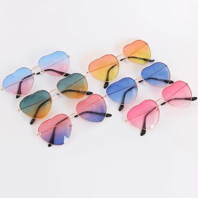 Heart shaped aviator glasses online