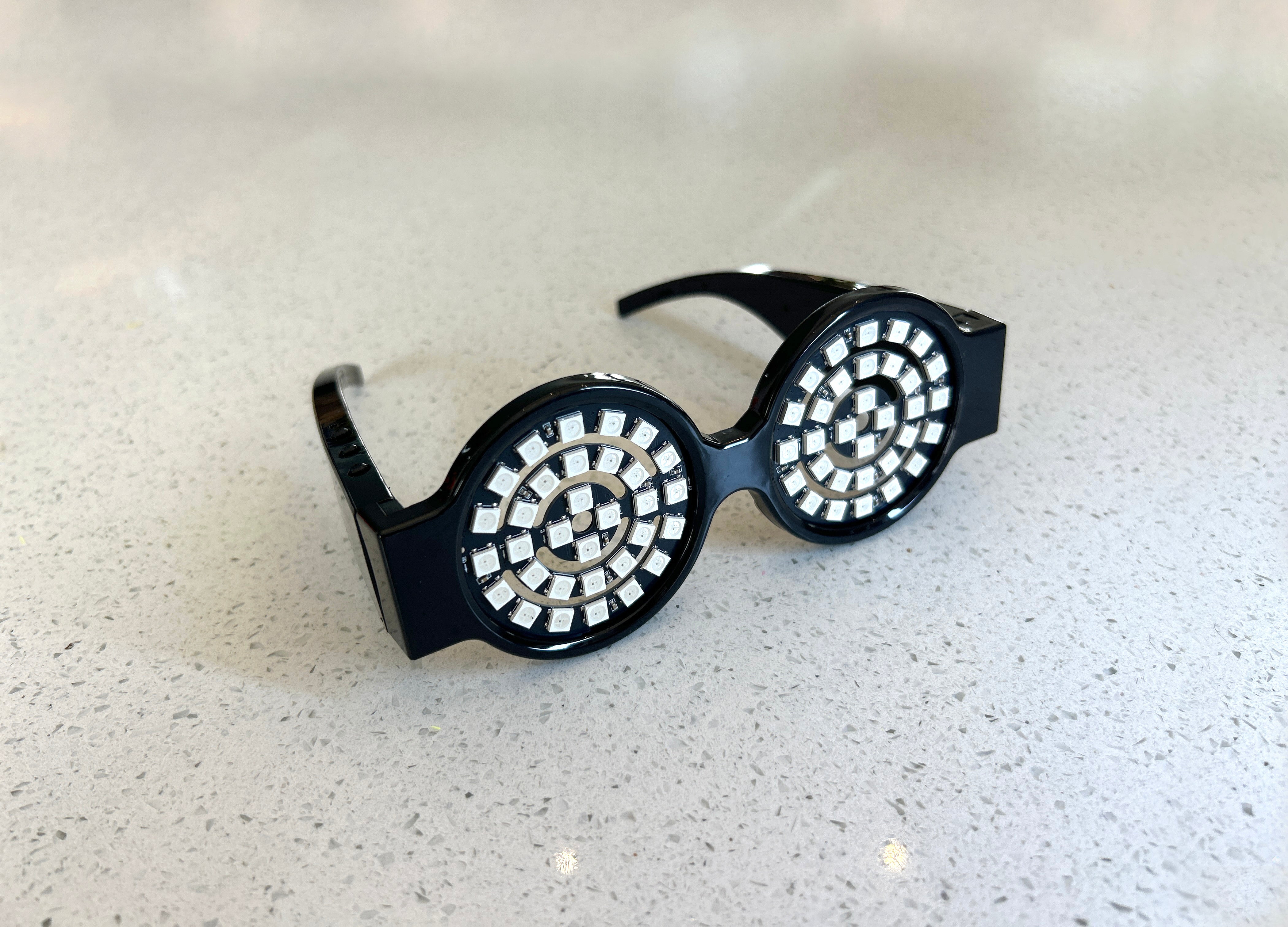 Programmable LED Matrix Glasses