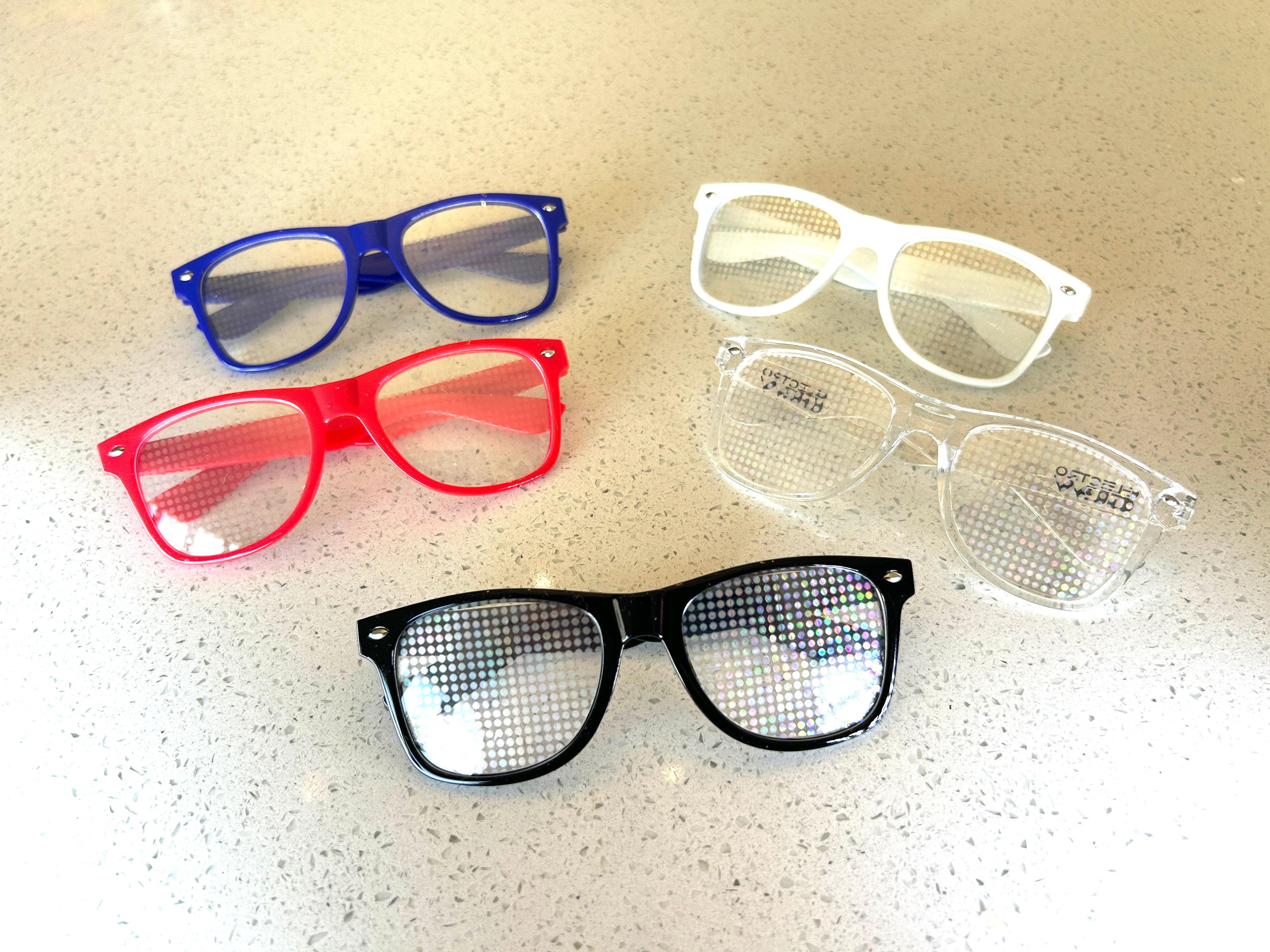 Diffraction Glasses
Hearts and Fireworks
