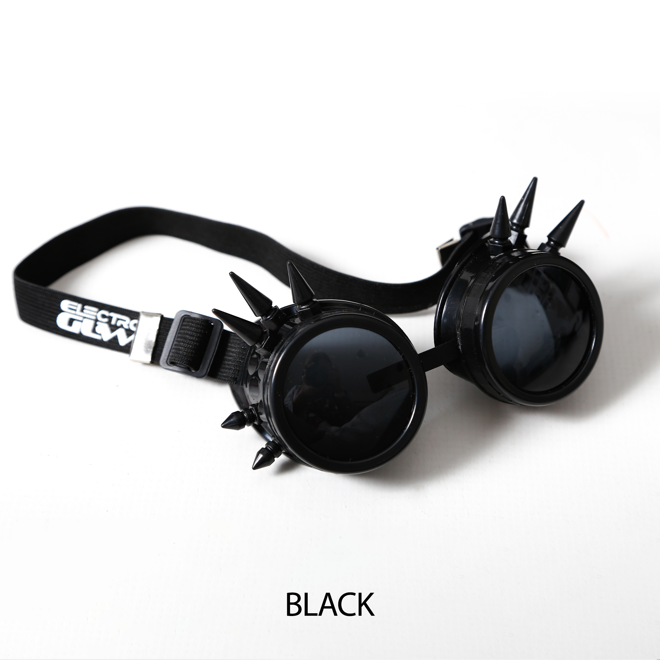 black steampunk black lens glasses Electro Glow | South Africa's Best LED Festival Gear & Rave Clothes - festivals outfits, clothes festival, festival clothing south africa, festival ideas outfits, festival outfits rave, festival wear, steam punk goggle, rave glasses, outfit for a rave, kaleidoscope glasses, diffraction glasses, clothes for a rave, rave sunglasses, spectral glasses, rave goggles, clothes for a rave, rave clothing south africa, festival wear south africa, accessories festival