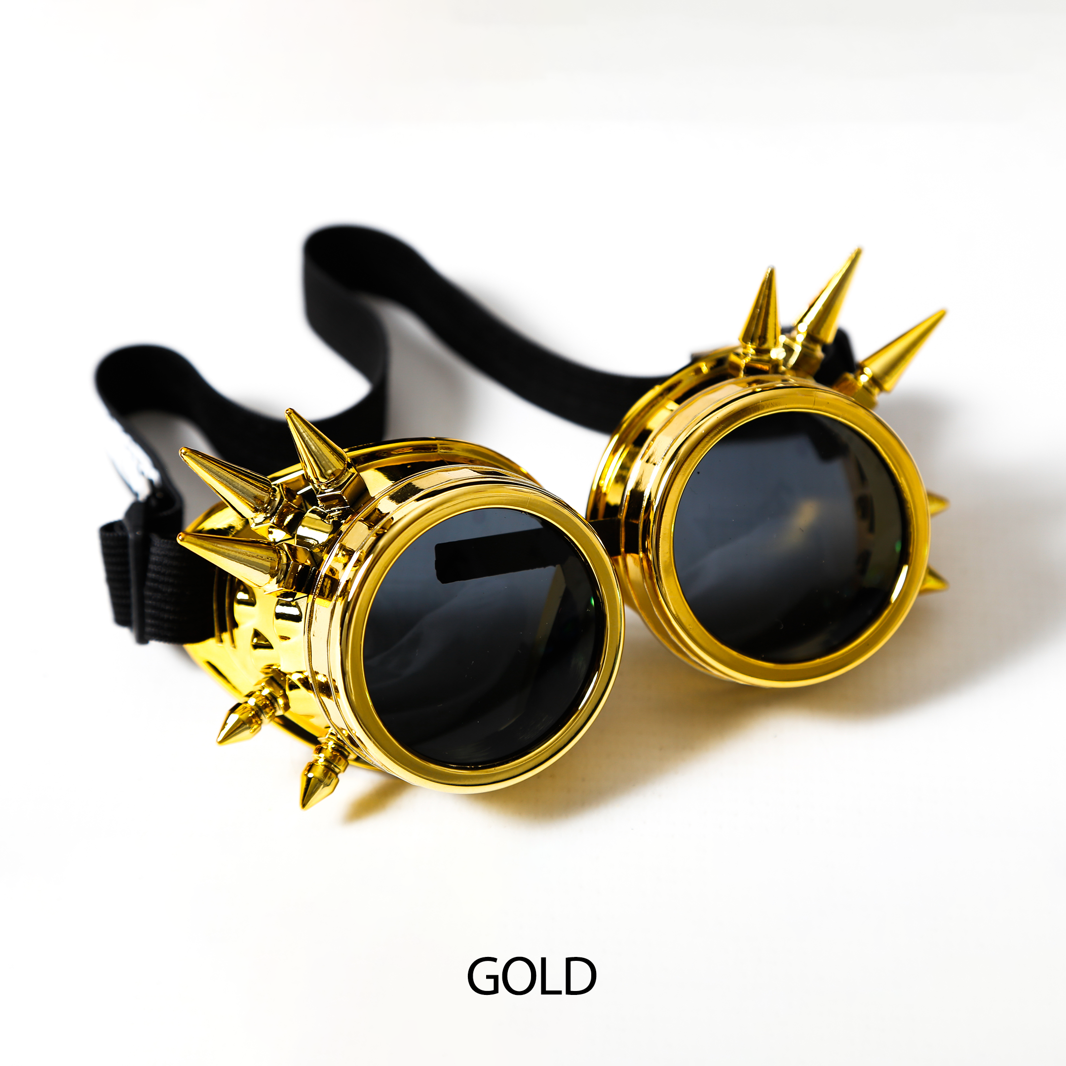 gold steampunk black lens glasses Electro Glow | South Africa's Best LED Festival Gear & Rave Clothes - festivals outfits, clothes festival, festival clothing south africa, festival ideas outfits, festival outfits rave, festival wear, steam punk goggle, rave glasses, outfit for a rave, kaleidoscope glasses, diffraction glasses, clothes for a rave, rave sunglasses, spectral glasses, rave goggles, clothes for a rave, rave clothing south africa, festival wear south africa, accessories festival