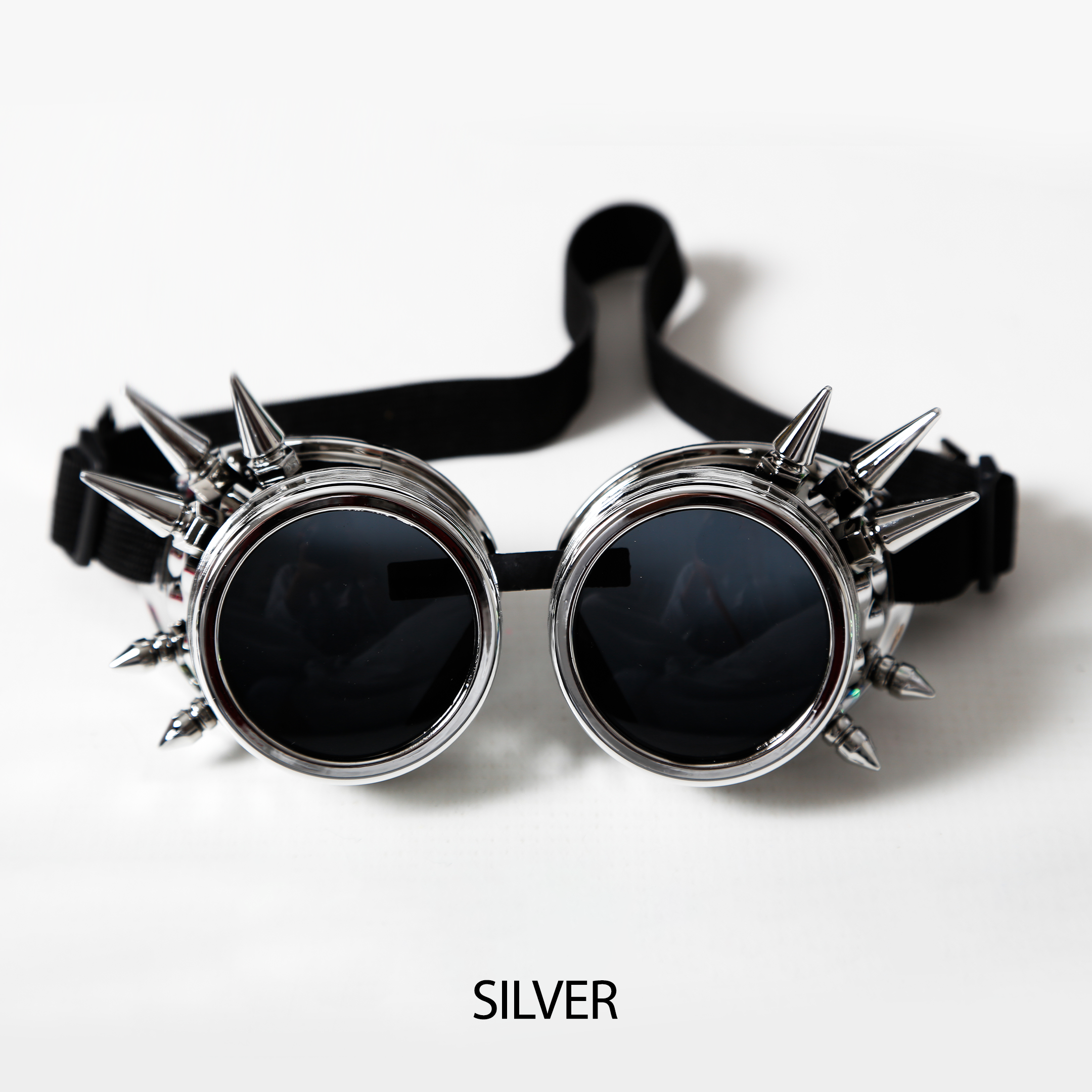 silver steampunk black lens glasses Electro Glow | South Africa's Best LED Festival Gear & Rave Clothes - festivals outfits, clothes festival, festival clothing south africa, festival ideas outfits, festival outfits rave, festival wear, steam punk goggle, rave glasses, outfit for a rave, kaleidoscope glasses, diffraction glasses, clothes for a rave, rave sunglasses, spectral glasses, rave goggles, clothes for a rave, rave clothing south africa, festival wear south africa, accessories festival