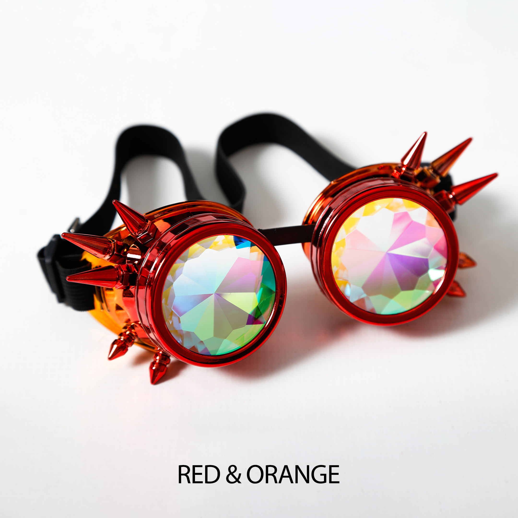red steampunk kaleidoscope glasses Electro Glow | South Africa's Best LED Festival Gear & Rave Clothes - festivals outfits, clothes festival, festival clothing south africa, festival ideas outfits, festival outfits rave, festival wear, steam punk goggle, rave glasses, outfit for a rave, kaleidoscope glasses, diffraction glasses, clothes for a rave, rave sunglasses, spectral glasses, rave goggles, clothes for a rave, rave clothing south africa, festival wear south africa, accessories festival