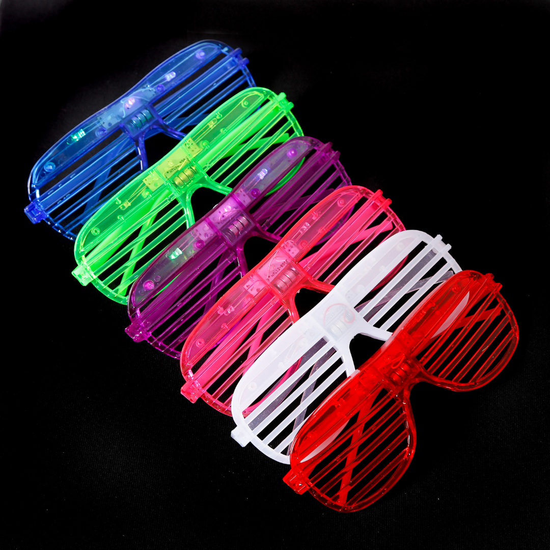 flashing LED glasses 2 Electro Glow | South Africa's Best LED Festival Gear & Rave Clothes - festivals outfits, clothes festival, festival clothing south africa, festival ideas outfits, festival outfits rave, festival wear, steam punk goggle, rave glasses, outfit for a rave, kaleidoscope glasses, diffraction glasses, clothes for a rave, rave sunglasses, spectral glasses, rave goggles, clothes for a rave, rave clothing south africa, festival wear south africa, accessories festival, rave sunglasses