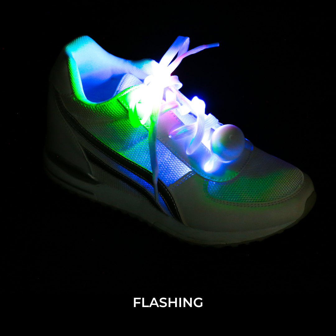 LED light up shoelaces 3 Electro Glow | South Africa's Best LED Festival Gear & Rave Clothes - festivals outfits, clothes festival, festival clothing south africa, festival ideas outfits, festival outfits rave, festival wear, steam punk goggle, rave glasses, outfit for a rave, kaleidoscope glasses, diffraction glasses, clothes for a rave, rave sunglasses, spectral glasses, rave goggles, clothes for a rave, rave clothing south africa, festival wear south africa, accessories festival, rave sunglasses