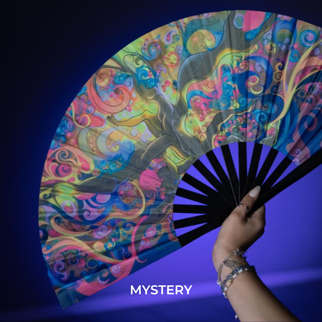 mystery UV fans Electro Glow | South Africa's Best LED Festival Gear & Rave Clothes - festivals outfits, clothes festival, festival clothing south africa, festival ideas outfits, festival outfits rave, festival wear, steam punk goggle, rave glasses, outfit for a rave, kaleidoscope glasses, diffraction glasses, clothes for a rave, rave sunglasses, spectral glasses, rave goggles, clothes for a rave, rave clothing south africa, festival wear south africa, accessories festival, rave sunglasses