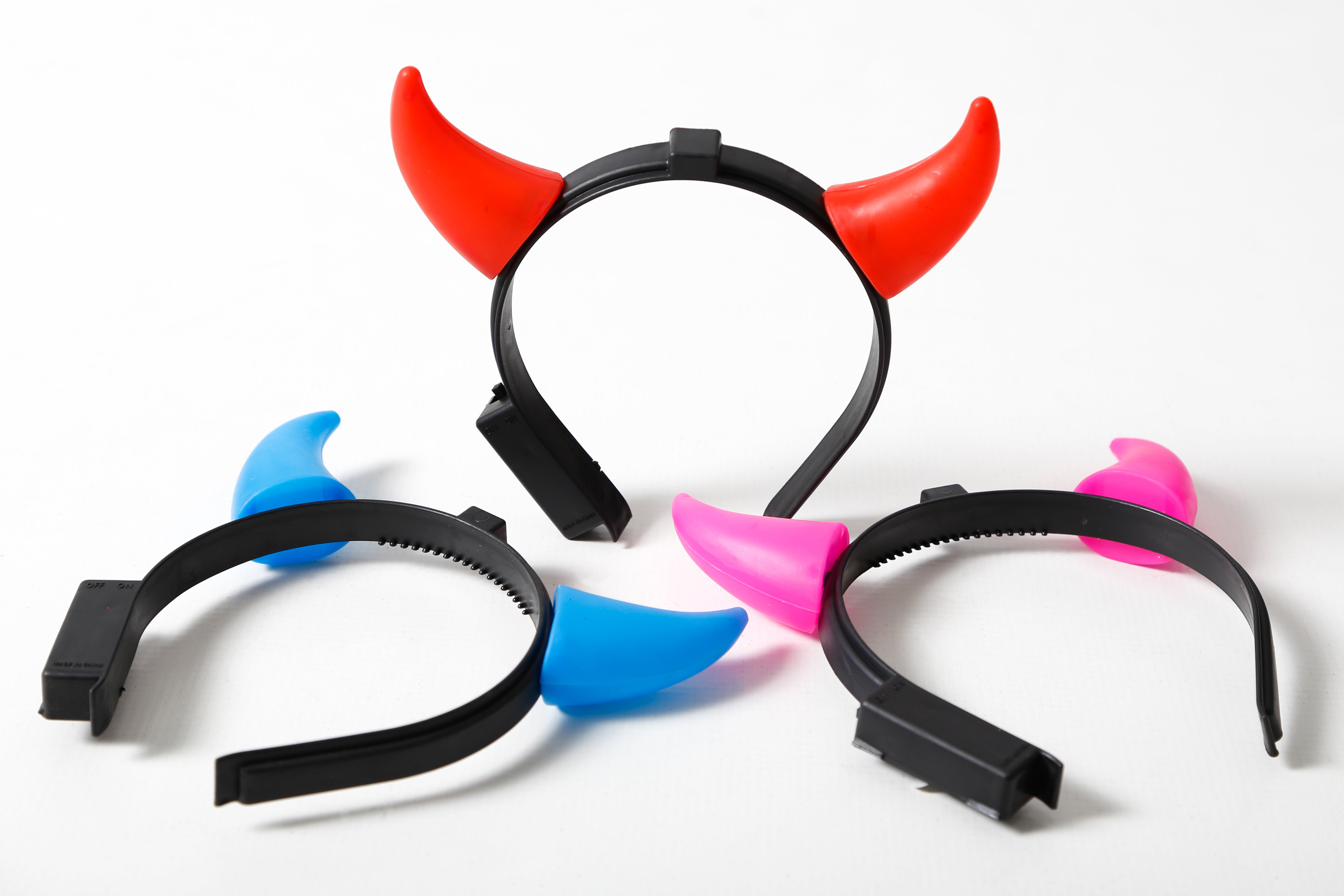 LED devil horn alice band Electro Glow | South Africa's Best LED Festival Gear & Rave Clothes - festivals outfits, clothes festival, festival clothing south africa, festival ideas outfits, festival outfits rave, festival wear, steam punk goggle, rave glasses, outfit for a rave, kaleidoscope glasses, diffraction glasses, clothes for a rave, rave sunglasses, spectral glasses, rave goggles, clothes for a rave, rave clothing south africa, festival wear south africa, accessories festival, rave sunglasses