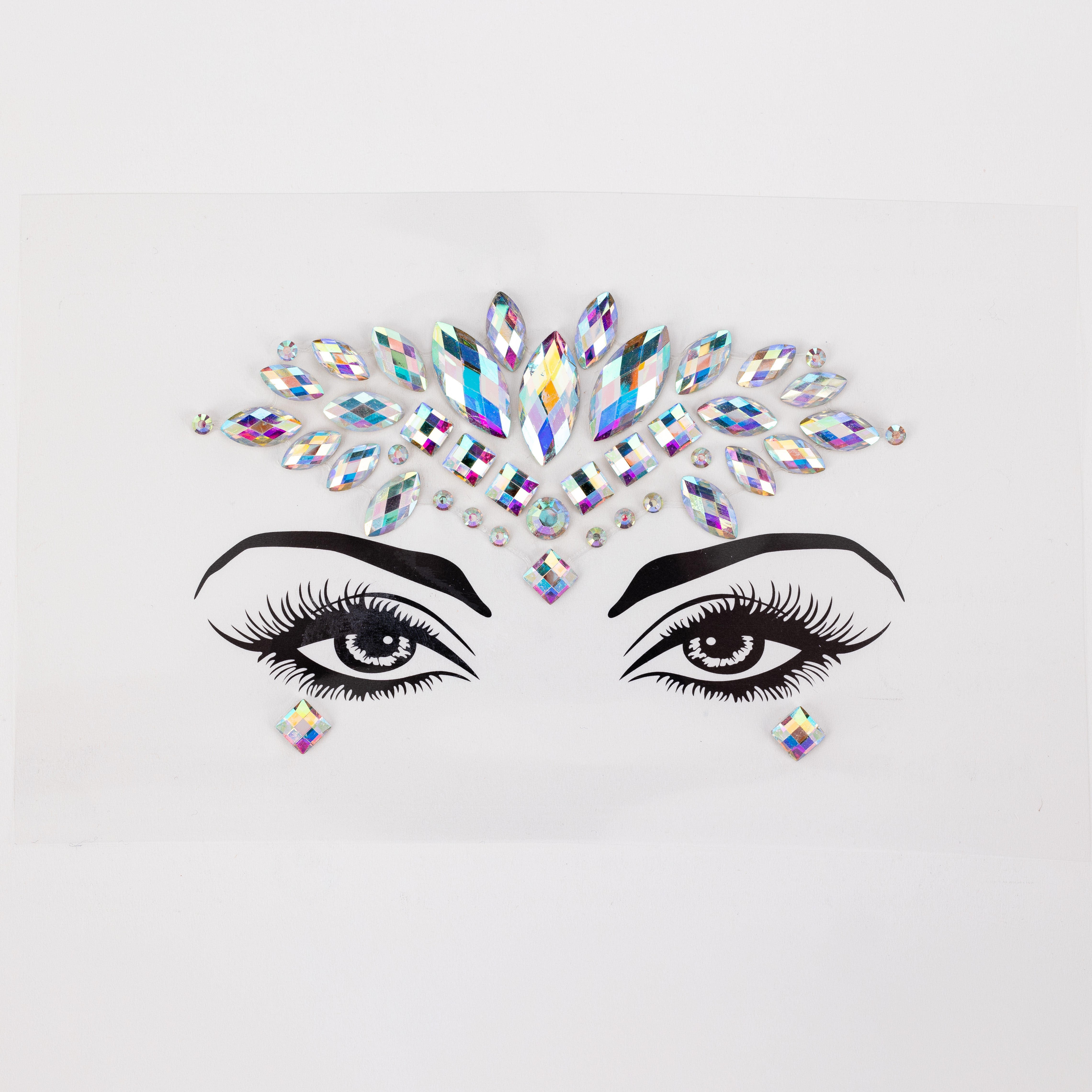 Set of 3 Face Gem Stickers - Holly Jolly Specials