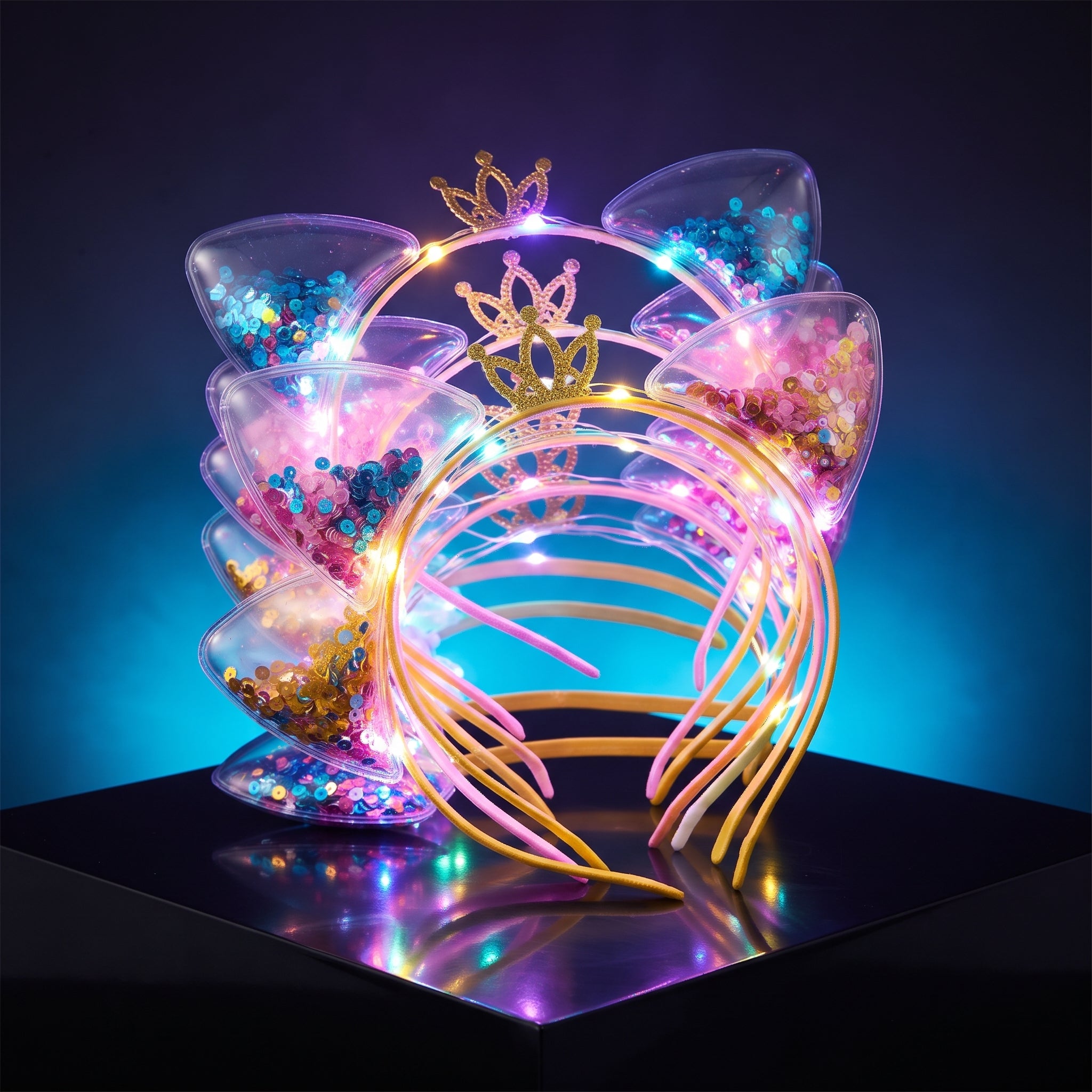 Royal Heart LED Princess Crown