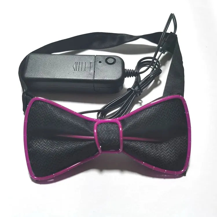 pink Light up LED bow tie Electro Glow | South Africa's Best LED Festival Gear & Rave Clothes - festivals outfits, clothes festival, festival clothing south africa, festival ideas outfits, festival outfits rave, festival wear, steam punk goggle, rave glasses, outfit for a rave, kaleidoscope glasses, diffraction glasses, clothes for a rave, rave sunglasses, spectral glasses, rave goggles, clothes for a rave, rave clothing south africa, festival wear south africa, accessories festival, rave sunglasses
