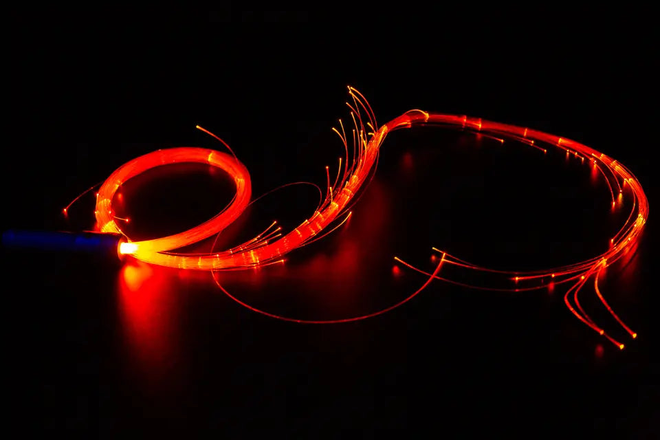 glowing LED fibre whip 4 Electro Glow | South Africa's Best LED Festival Gear & Rave Clothes - festivals outfits, clothes festival, festival clothing south africa, festival ideas outfits, festival outfits rave, festival wear, steam punk goggle, rave glasses, outfit for a rave, kaleidoscope glasses, diffraction glasses, clothes for a rave, rave sunglasses, spectral glasses, rave goggles, clothes for a rave, rave clothing south africa, festival wear south africa, accessories festival, rave sunglasses