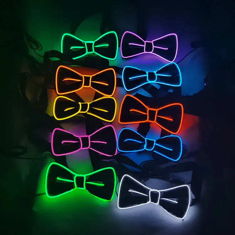 all Light up LED bow tie Electro Glow | South Africa's Best LED Festival Gear & Rave Clothes - festivals outfits, clothes festival, festival clothing south africa, festival ideas outfits, festival outfits rave, festival wear, steam punk goggle, rave glasses, outfit for a rave, kaleidoscope glasses, diffraction glasses, clothes for a rave, rave sunglasses, spectral glasses, rave goggles, clothes for a rave, rave clothing south africa, festival wear south africa, accessories festival, rave sunglasses