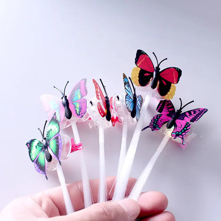 LED Fibre optic butterfly hair piece 2 Electro Glow | South Africa's Best LED Festival Gear & Rave Clothes - festivals outfits, clothes festival, festival clothing south africa, festival ideas outfits, festival outfits rave, festival wear, steam punk goggle, rave glasses, outfit for a rave, kaleidoscope glasses, diffraction glasses, clothes for a rave, rave sunglasses, spectral glasses, rave goggles, clothes for a rave, rave clothing south africa, festival wear south africa, accessories festival