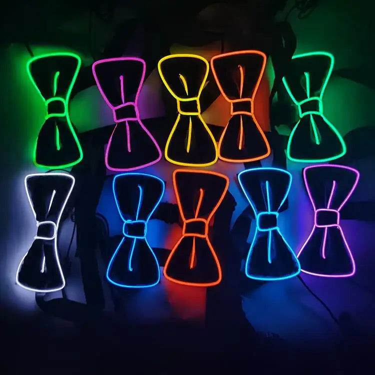 Light up LED bow tie Electro Glow | South Africa's Best LED Festival Gear & Rave Clothes - festivals outfits, clothes festival, festival clothing south africa, festival ideas outfits, festival outfits rave, festival wear, steam punk goggle, rave glasses, outfit for a rave, kaleidoscope glasses, diffraction glasses, clothes for a rave, rave sunglasses, spectral glasses, rave goggles, clothes for a rave, rave clothing south africa, festival wear south africa, accessories festival, rave sunglasses