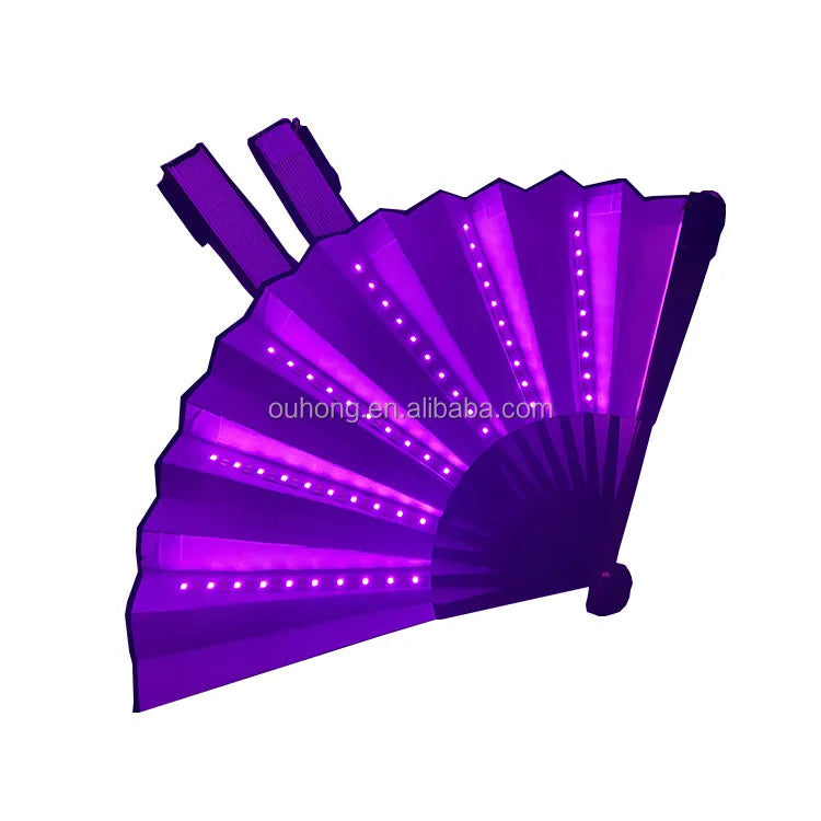 purple LED light-up fans Electro Glow | South Africa's Best LED Festival Gear & Rave Clothes - festivals outfits, clothes festival, festival clothing south africa, festival ideas outfits, festival outfits rave, festival wear, steam punk goggle, rave glasses, outfit for a rave, kaleidoscope glasses, diffraction glasses, clothes for a rave, rave sunglasses, spectral glasses, rave goggles, clothes for a rave, rave clothing south africa, festival wear south africa, accessories festival, rave sunglasses