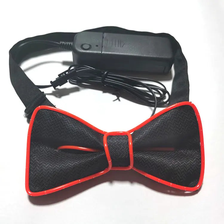 red Light up LED bow tie Electro Glow | South Africa's Best LED Festival Gear & Rave Clothes - festivals outfits, clothes festival, festival clothing south africa, festival ideas outfits, festival outfits rave, festival wear, steam punk goggle, rave glasses, outfit for a rave, kaleidoscope glasses, diffraction glasses, clothes for a rave, rave sunglasses, spectral glasses, rave goggles, clothes for a rave, rave clothing south africa, festival wear south africa, accessories festival, rave sunglasses